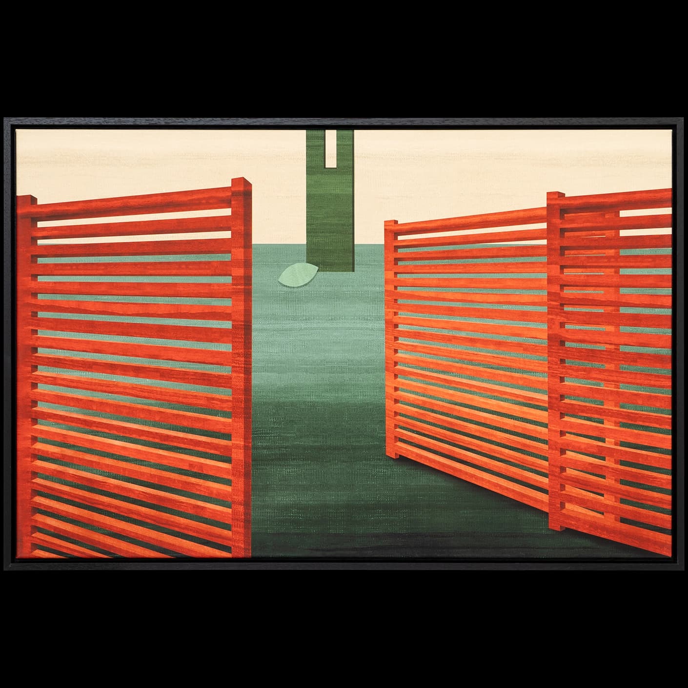 Breeze canvas in red and green, shown in a product front view as image 1