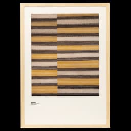 Bumblebee fine art print in brown, beige and yellow, shown in a lifestyle front view as image 1