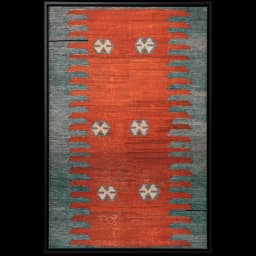 Denim Shades canvas in red and blue, shown in a product front view as image 1