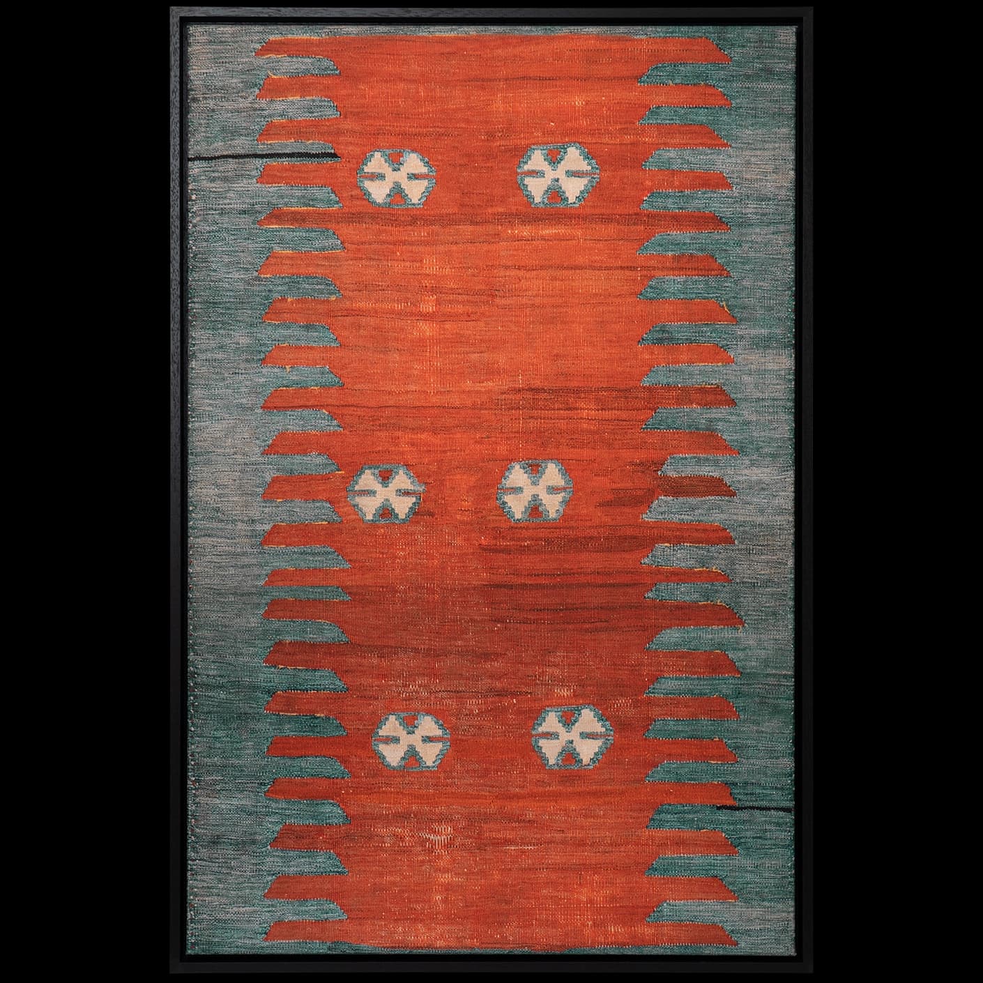 Denim Shades canvas in red and blue, shown in a product front view as image 1