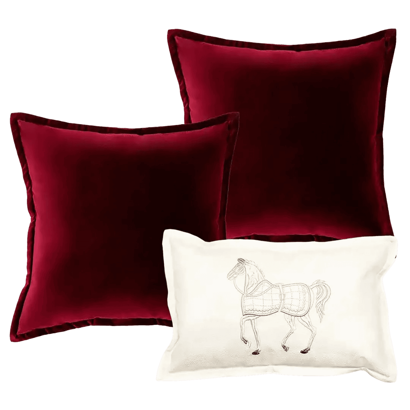 Garnet Bundle bundle - indoor in red and white, shown in a product front view as image 1